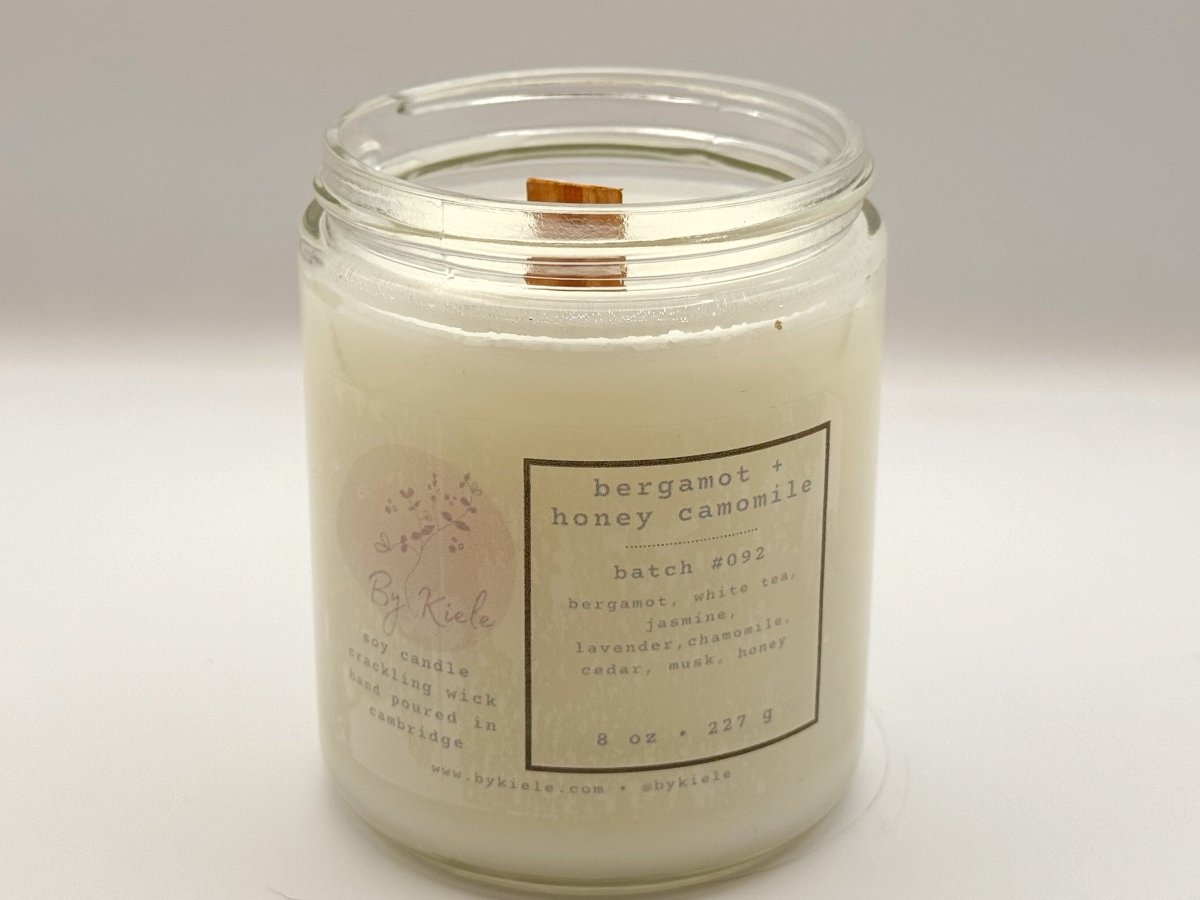 bergamot honey + chamomile candle - bergamot honey + chamomile candle - by kiele